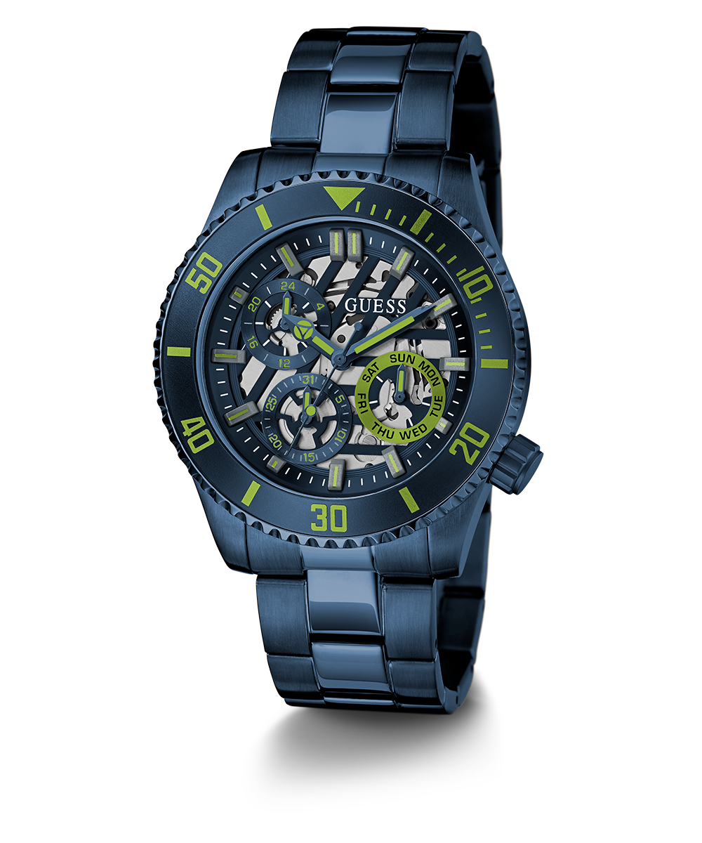GUESS Mens Navy Multi-function Watch