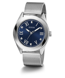 GUESS Mens Silver Tone Analog Watch