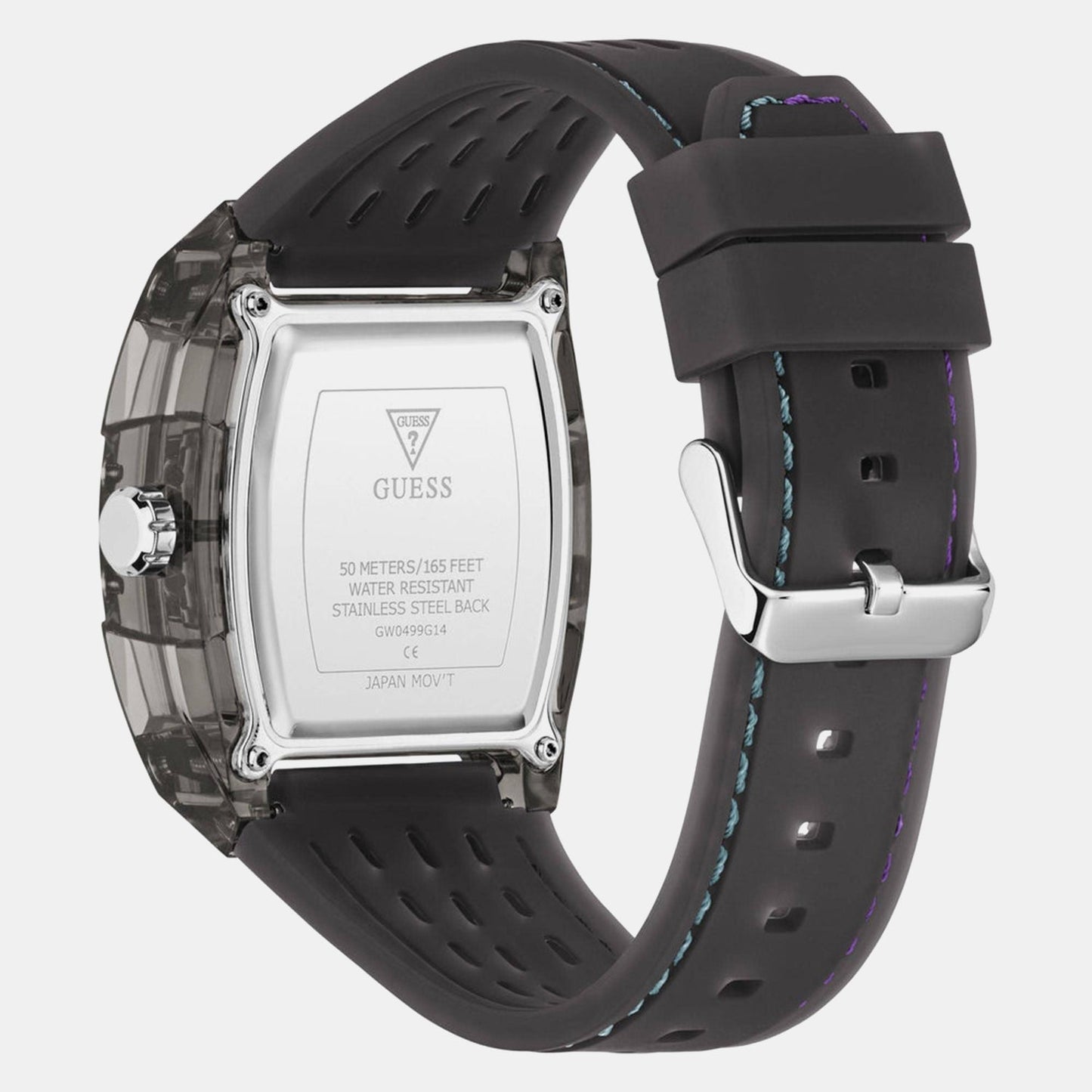Gt Phoenix Men Quartz Black Dial Analog Stainless Steel GW0499G14 - Guess watch - Image 3
