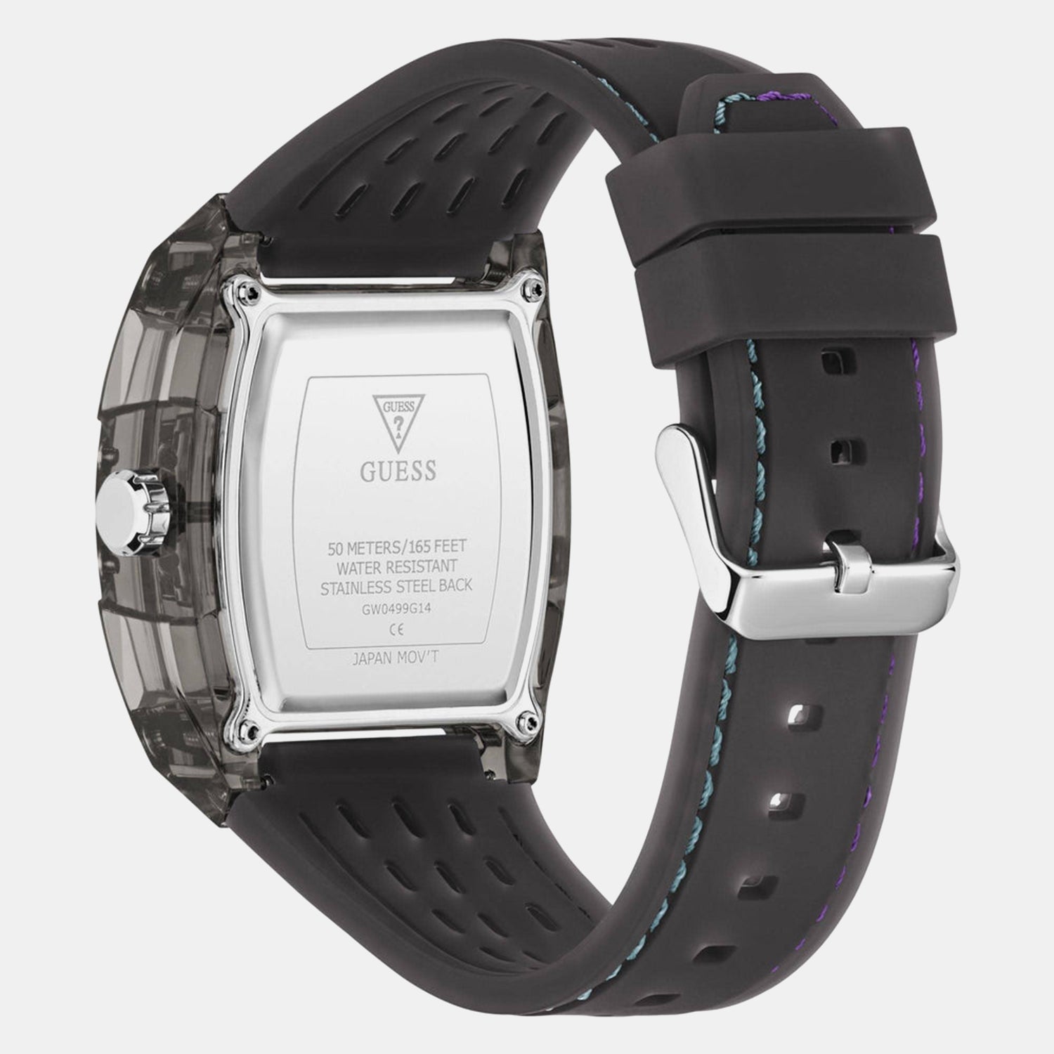 Gt Phoenix Men Quartz Black Dial Analog Stainless Steel GW0499G14 - Guess watch - Image 3