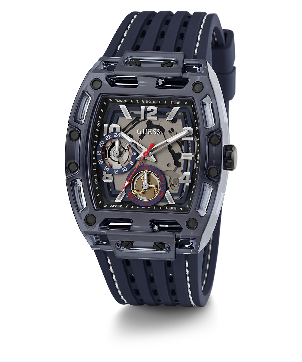 GUESS Mens Blue Navy Multi-function Watch