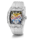 GUESS Mens Clear Multi-function Watch
