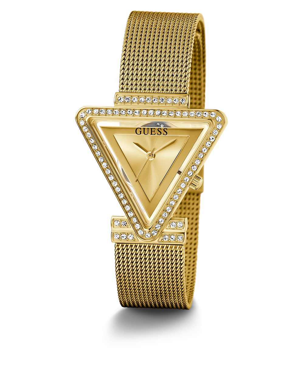 GUESS Ladies Gold Tone Analog Watch