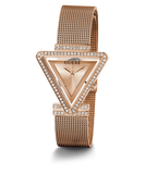 GUESS Ladies Rose Gold Tone Analog Watch