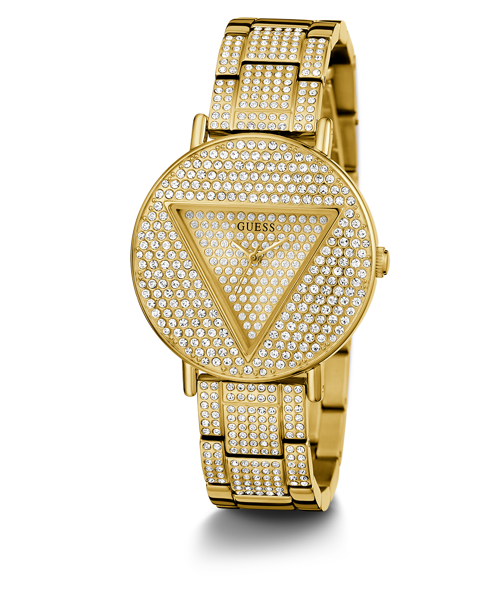 GUESS Ladies Gold Tone Analog Watch