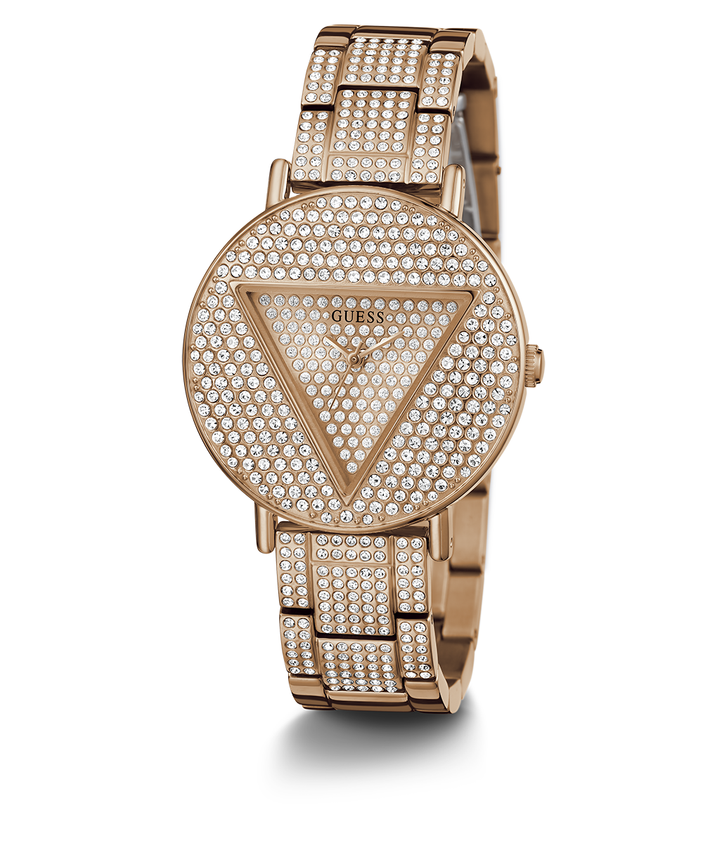 GUESS Ladies Rose Gold Analog Watch