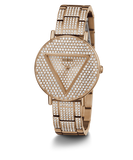 GUESS Ladies Rose Gold Analog Watch