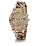GUESS Ladies Rose Gold Tone Multi-function Watch