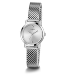 GUESS Ladies Silver Tone Analog Watch