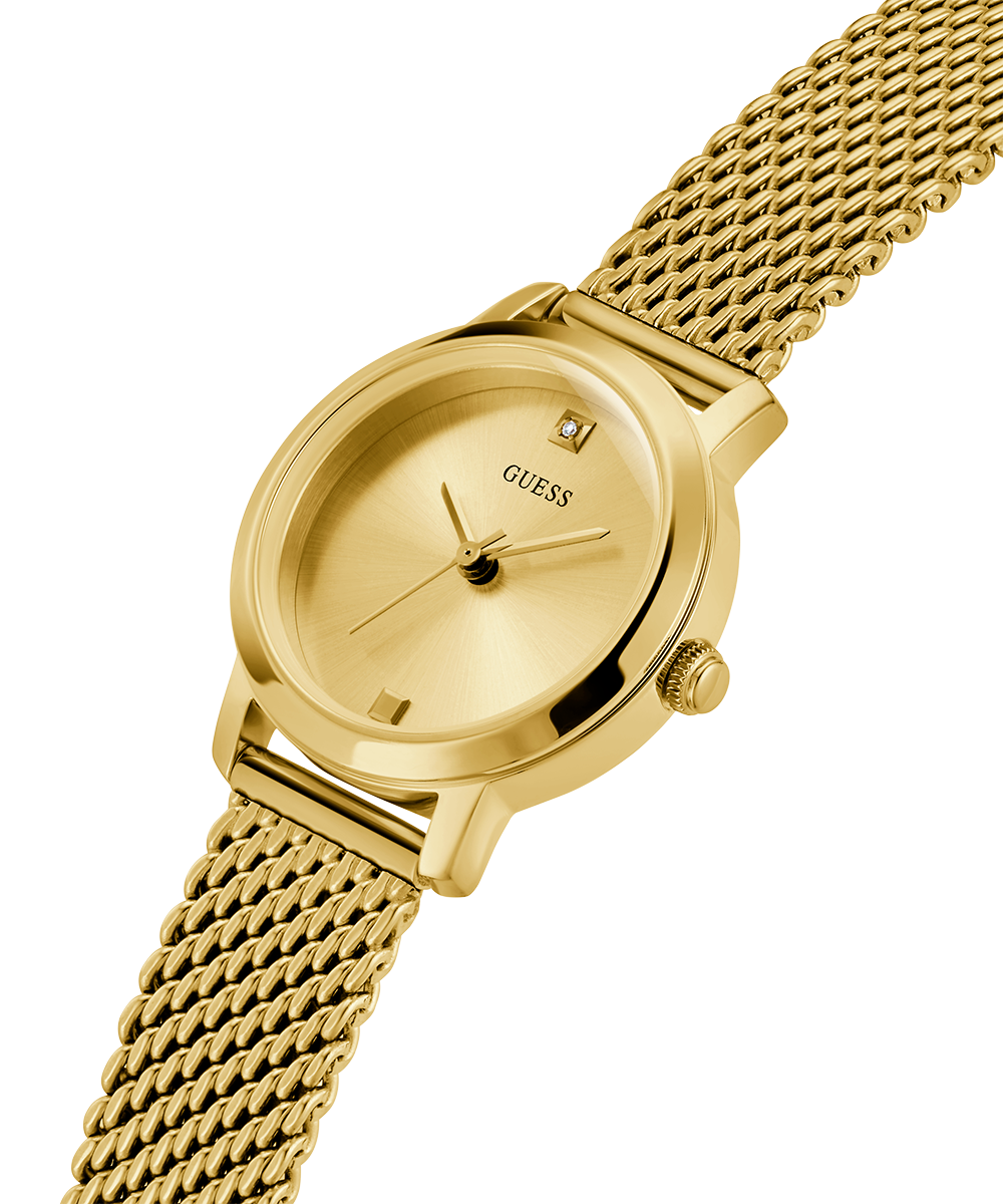 GUESS Ladies Gold Tone Analog Watch