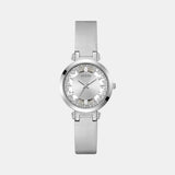 Gd Crystal Clear Women Quartz Silver Dial Analog Stainless Steel GW0535L3
