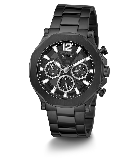 GUESS Mens Black Multi-function Watch