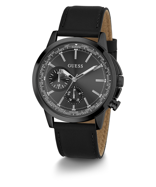 GUESS Mens Black Multi-function Watch