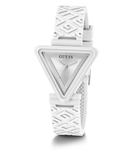 GUESS Ladies White Analog Watch