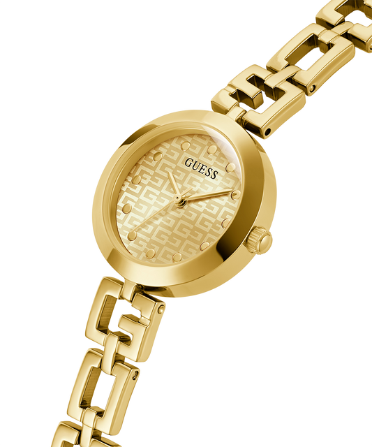 GUESS Ladies Gold Tone Analog Watch