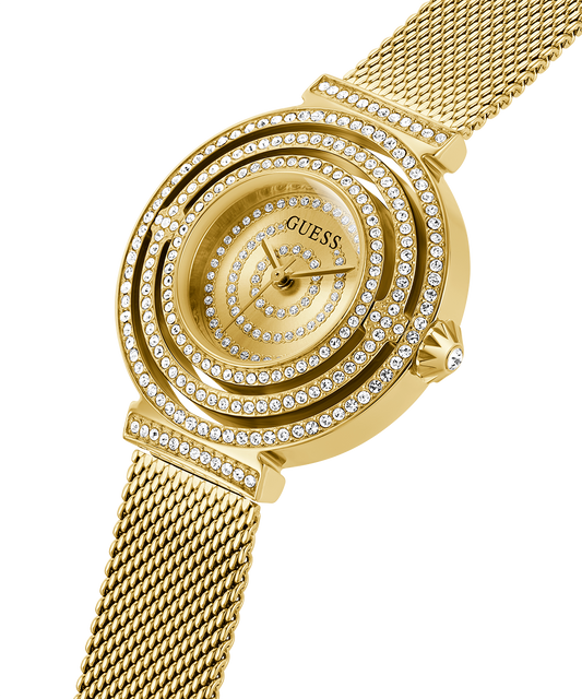 GUESS Ladies Gold Tone Analog Watch