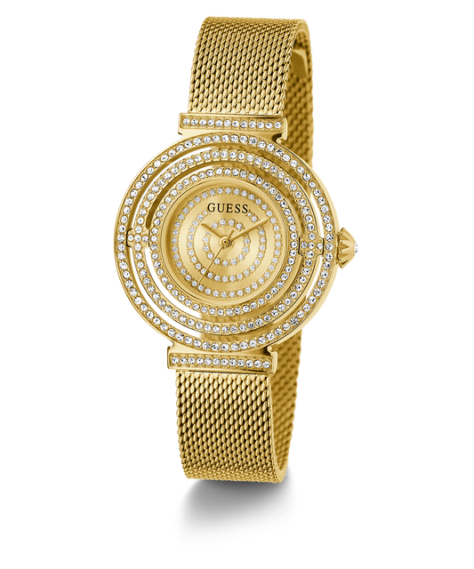 GUESS Ladies Gold Tone Analog Watch