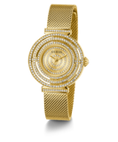 GUESS Ladies Gold Tone Analog Watch