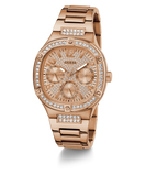GUESS Ladies Rose Gold Tone Multi-function Watch