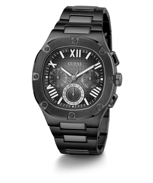 GUESS Mens Black Multi-function Watch