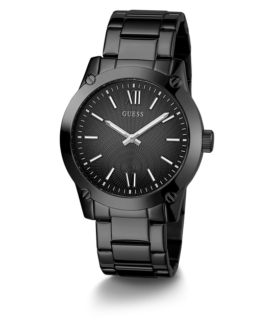 GUESS Mens Black Analog Watch