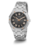 GUESS Mens Silver Tone Analog Watch