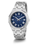 GUESS Mens Silver Tone Analog Watch
