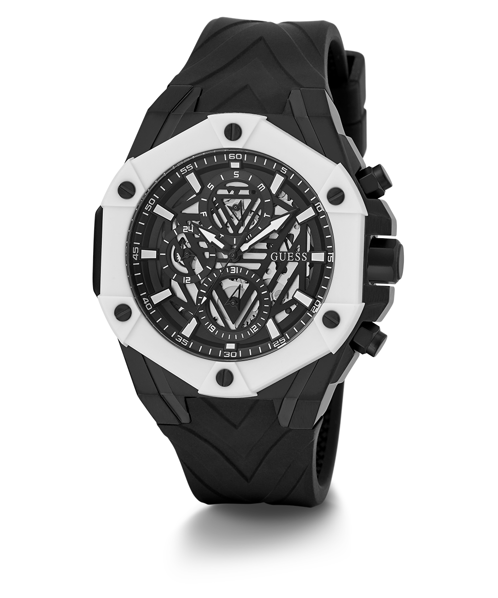 GUESS Mens Black Multi-function Watch