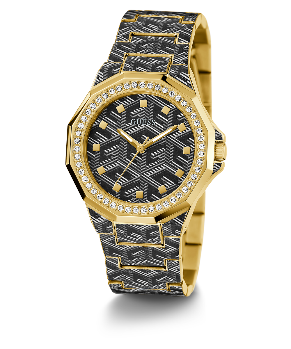 GUESS Ladies 2-Tone Gold Tone Analog Watch