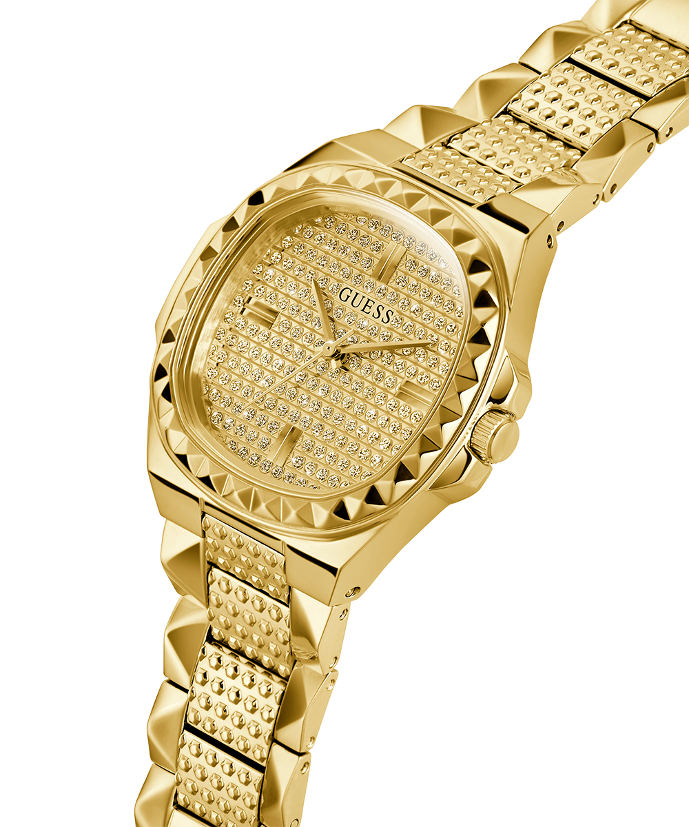 GUESS Ladies Gold Tone Analog Watch