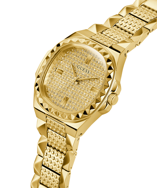 GUESS Ladies Gold Tone Analog Watch