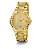GUESS Ladies Gold Tone Analog Watch