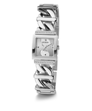 GUESS Ladies Silver Tone Silver Analog Watch