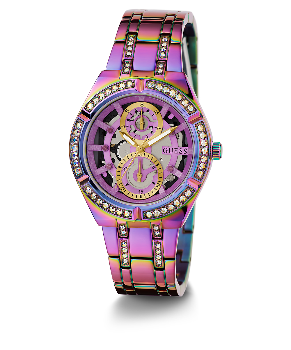 GUESS Ladies Iridescent  Iridescent Multi-function Watch