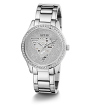 GUESS Ladies Silver Tone Analog Watch