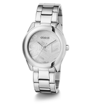 GUESS Ladies Silver Tone Analog Watch
