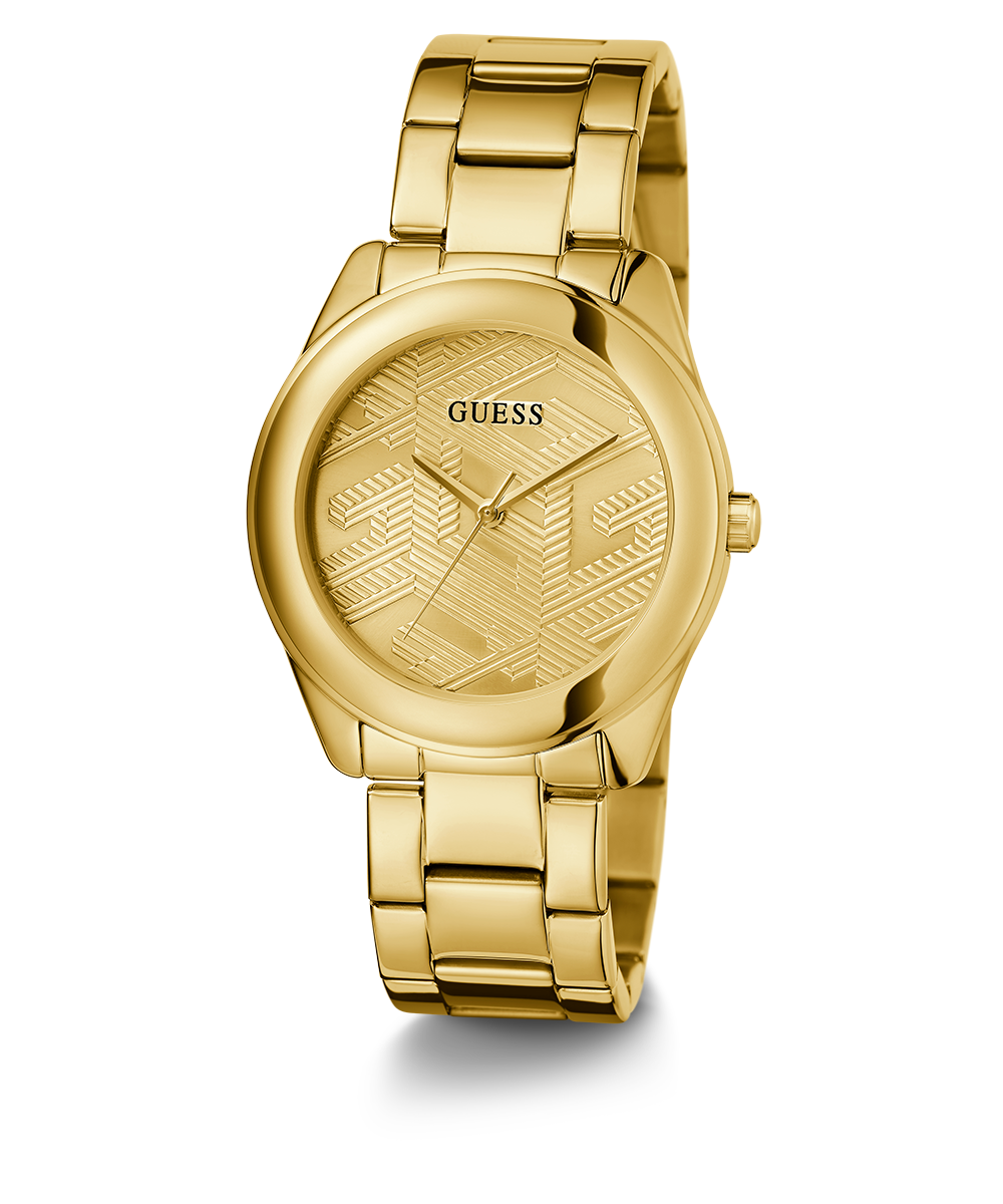 GUESS Ladies Gold Tone Analog Watch