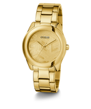 GUESS Ladies Gold Tone Analog Watch