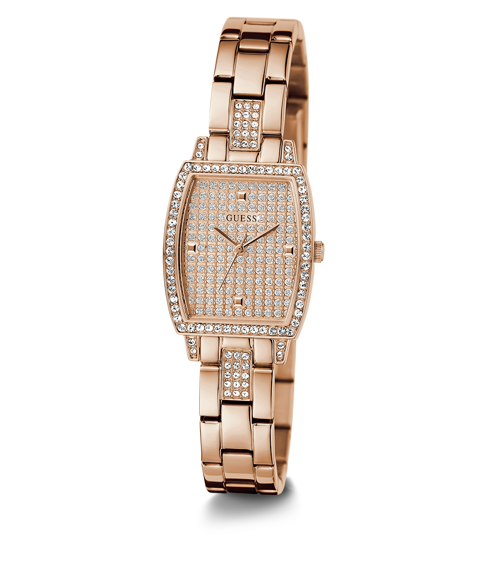 GUESS Ladies Rose Gold Tone Analog Watch