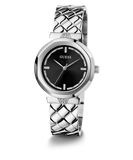 GUESS Ladies Silver Tone Analog Watch