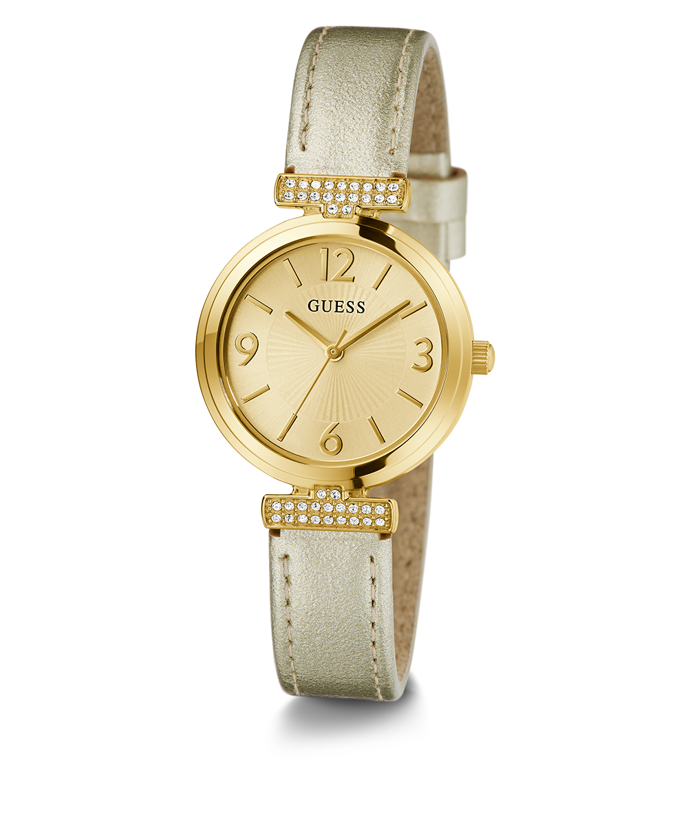 GUESS Ladies Gold Tone Analog Watch