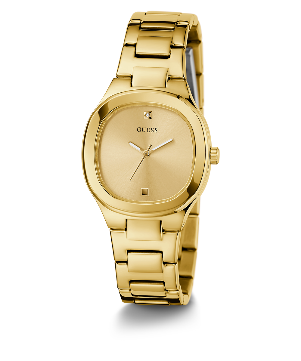 GUESS Ladies Gold Tone Analog Watch