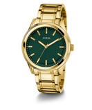 GUESS Mens Gold Tone Analog Watch