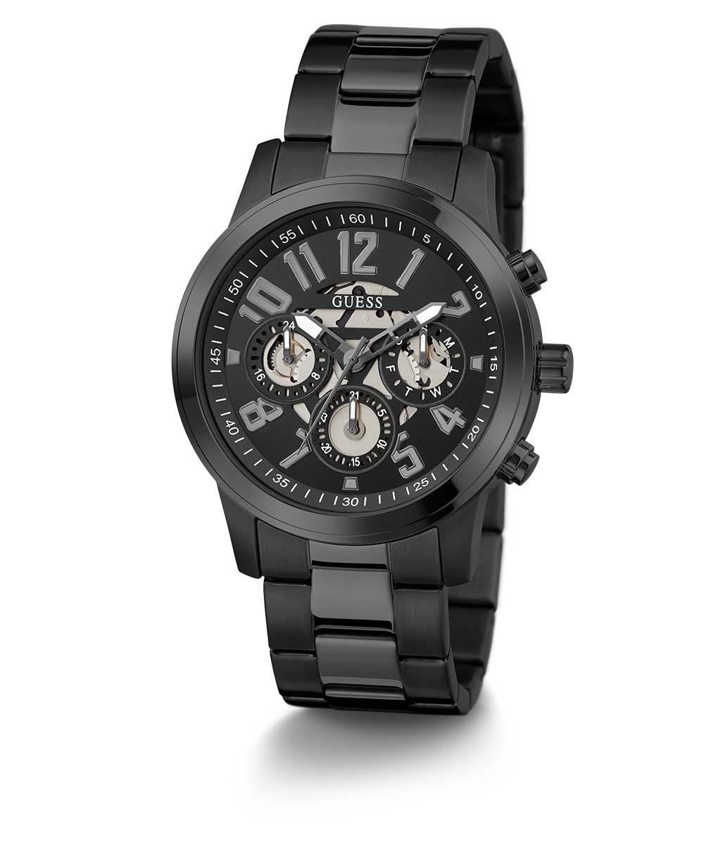 GUESS Mens Black Multi-function Watch