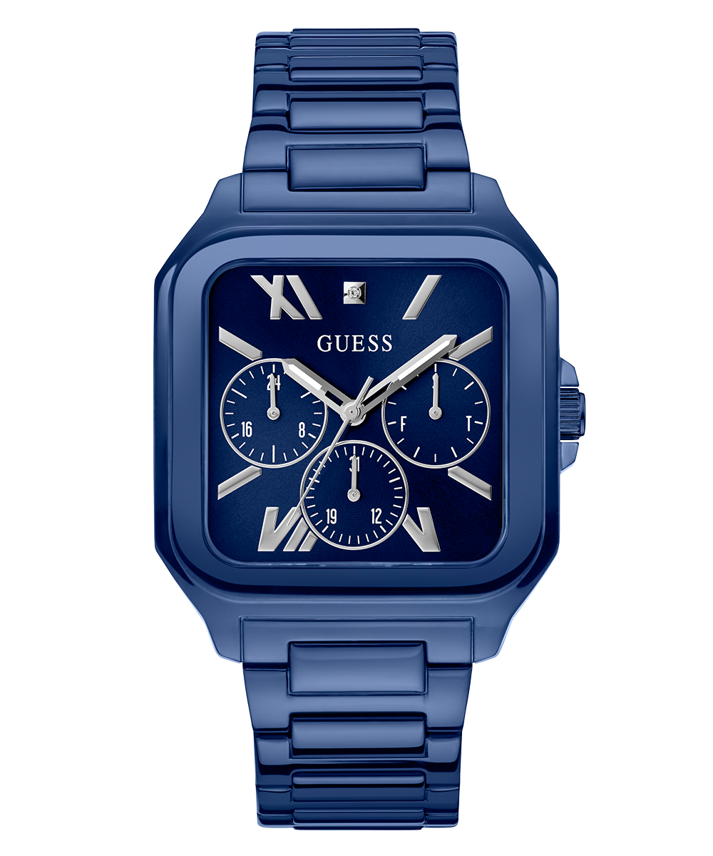 GUESS Mens Blue Multi-function Watch
