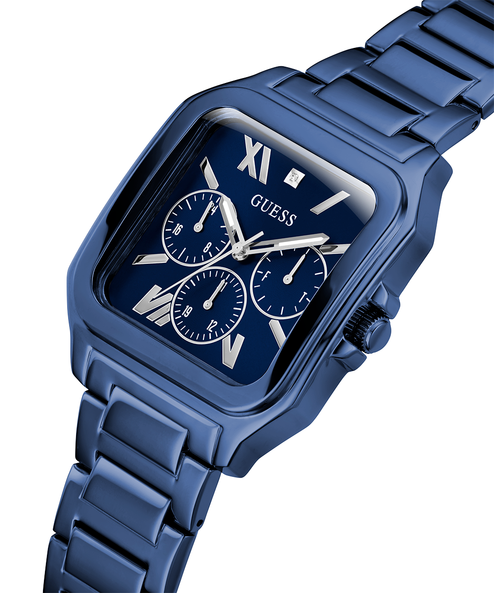GUESS Mens Blue Multi-function Watch