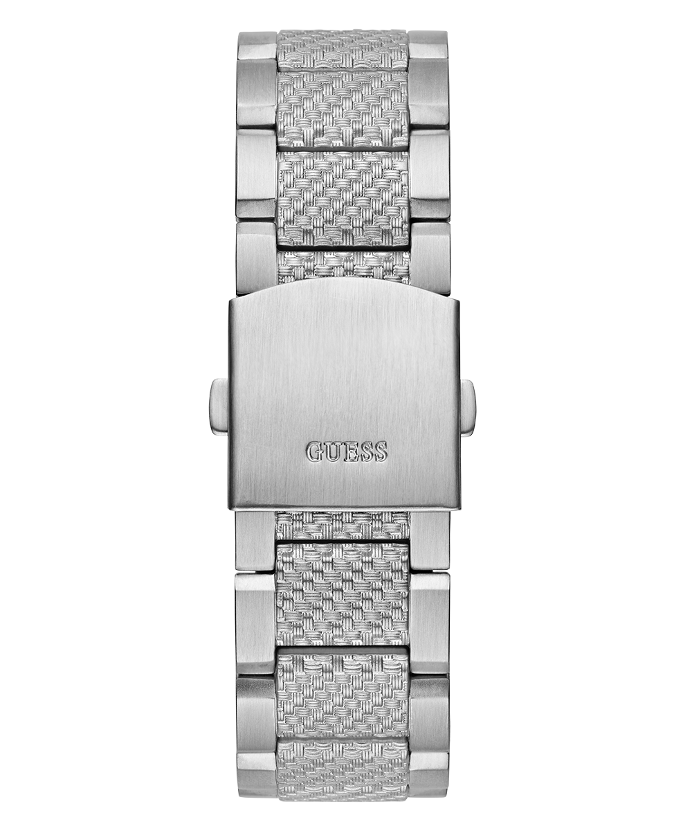 GUESS Mens Silver Tone 2-Tone Multi-function Watch