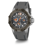 GUESS Mens Grey 2-Tone Multi-function Watch