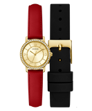 GUESS Ladies Gold Tone Analog Watch Box Set