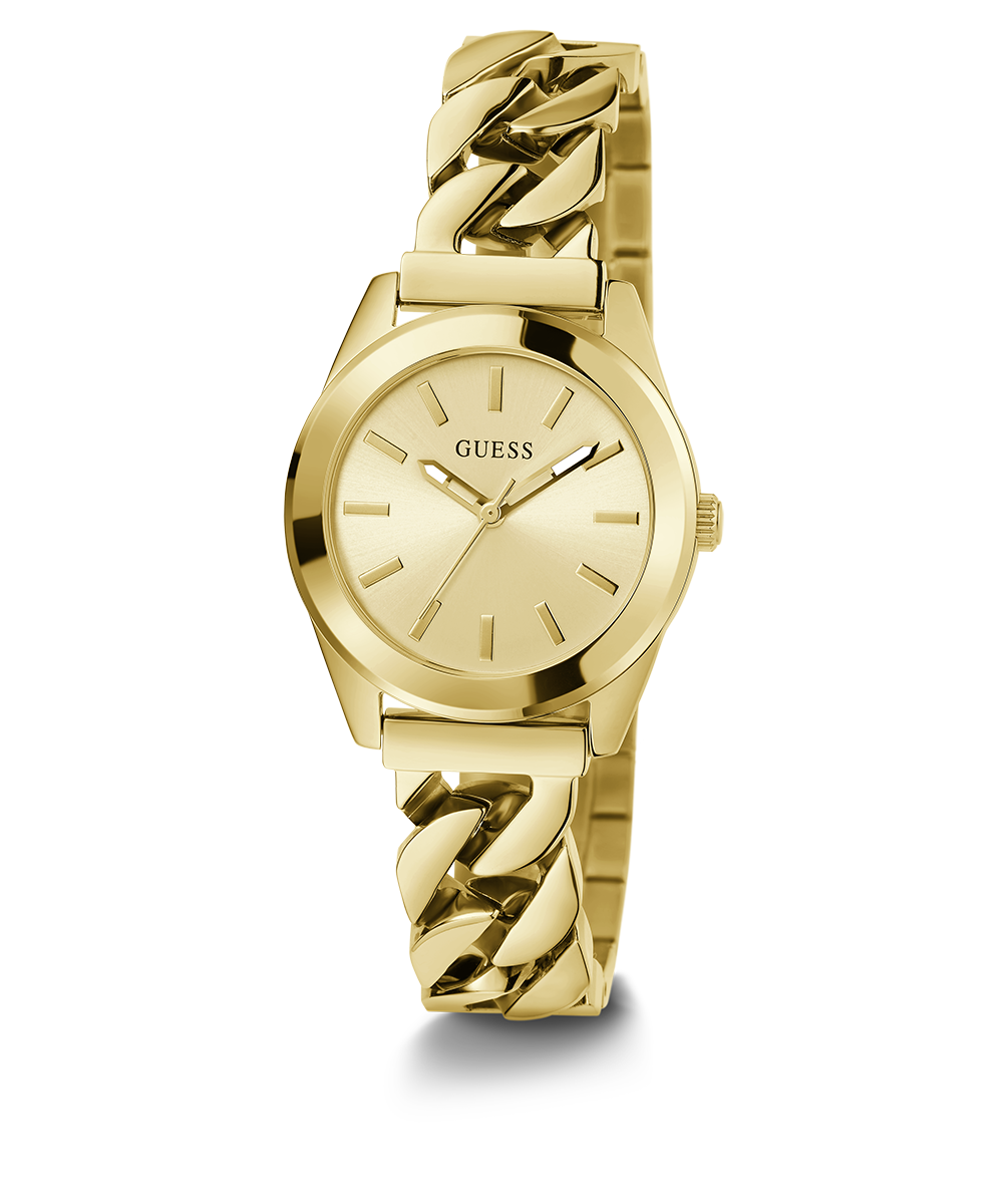 GUESS Ladies Gold Tone Analog Watch